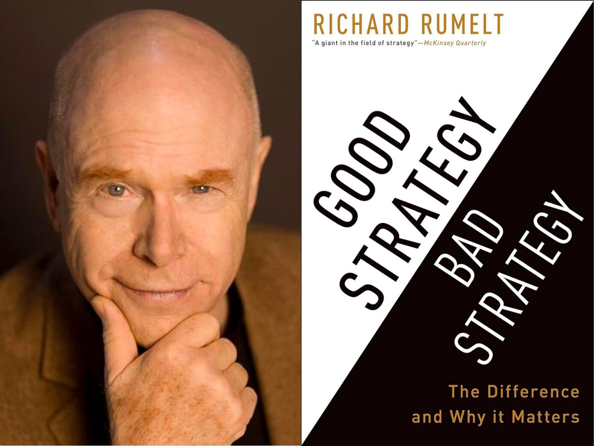 Good Strategy Bad Strategy: A clear way to create and implement a powerful action-oriented strategies by Richard P. Rumelt.